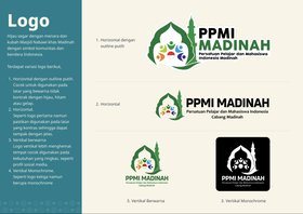 Panduan variasi logo PPMI Madinah dalam Design Guidelines